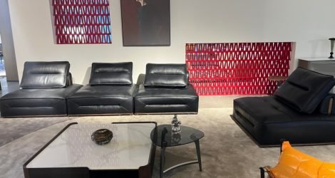 black leather recliner sofa set modern